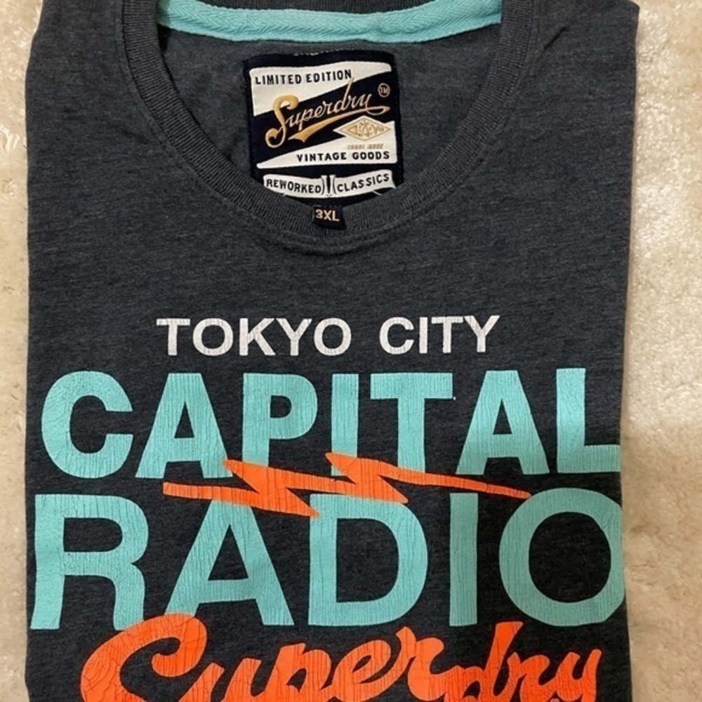 Men’s Tokyo City Capital Radio Super Dry Tee    (Y-M1)